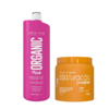Kit Brazilian Blowout Lisorganic Pink and Hurricane​ Strengthening Mask - Troia Hair & Qatar Hair