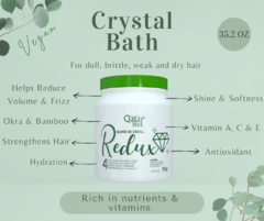 Hair Mask Bath Crystal Redux Okra & Bamboo - Hair Fortifier - Intensive Hair Treatment - Troia Hair Cosmetics