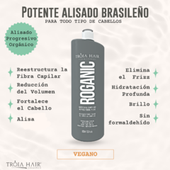 Roganic Brazilian Keratin Kit - Hair Smoothing Treatment by Troia Hair - buy online