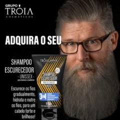 3 in 1 Darkening Shampoo for Gray Hair Unisex - Troia Hair - buy online