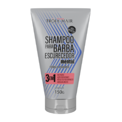 Shampoo para Barba Escurecedor 3 Em 1 - Troia Hair
