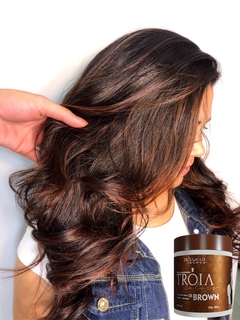 Troia Colors Marrón Mascarilla Tonificante 500g - Troia Hair - tienda online