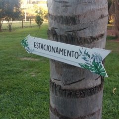 Placa indicativa SETA