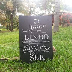 Placa de Boas Vindas / Recepção - comprar online