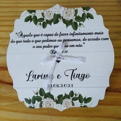 Placa porta alianças - comprar online