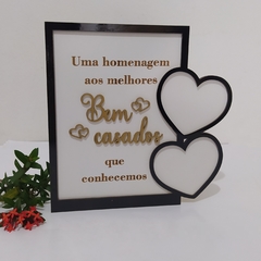 Quadro de homenagem Bem casados - Quando eu Casar