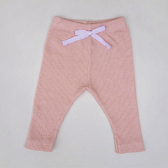 PANTALON WAFFLE ROSA