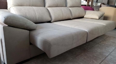 Imagen de Sofa París 3 + Modulo en Cuerotex Stone