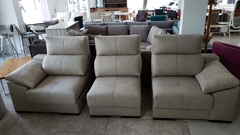 Sofa París 3 + Modulo en Cuerotex Stone - comprar online