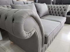 Sofa Chesterfield en Cuerotex Grey en internet