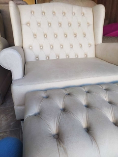 Sillon + Puff Capitone en internet