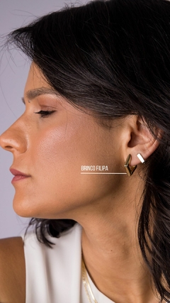 BRINCO DE ARGOLA FILIPA - OURO 18K - comprar online