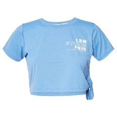 Blusa Cropped BodyBuilding LaBellaMafia - Azul (Feminino) - Urban Store - Moda Masculina, Roupas, Calçados e muito mais!