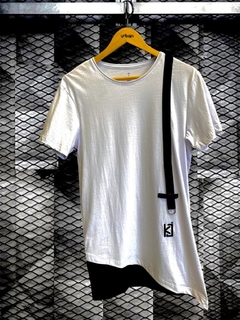 Camiseta Long King Joy Elegance Vibe  - Branca - Urban Store - Moda Masculina, Roupas, Calçados e muito mais!