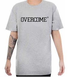 Camiseta Overcome Hip Hop 100% Algodão Sk8 Cinza (Masculina)