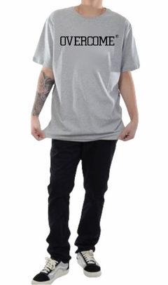 Camiseta Overcome Hip Hop 100% Algodão Sk8 Cinza (Masculina) na internet