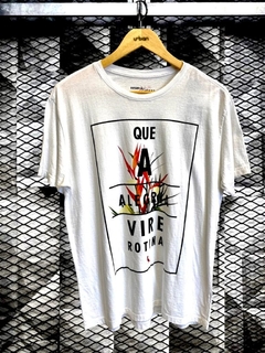 Camiseta Reserva Que a Alegria Vire Rotina - Branca