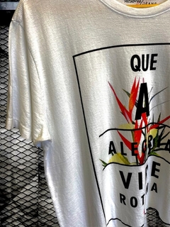 Camiseta Reserva Que a Alegria Vire Rotina - Branca na internet
