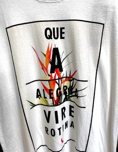 Camiseta Reserva Que a Alegria Vire Rotina - Branca - Urban Store - Moda Masculina, Roupas, Calçados e muito mais!