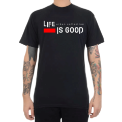 Camiseta Urban Co. Life is Good - Preto (Masculina)