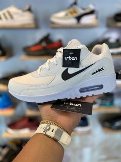 Tênis Nike Air Max 90 Branco C/Preto (Masculino)