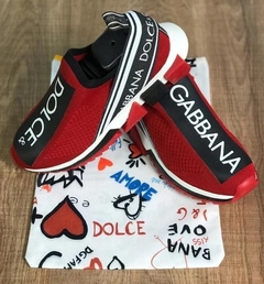 Tênis Dolce & Gabbana Sorrento Vermelho - Urban Store - Moda Masculina, Roupas, Calçados e muito mais!