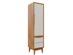 armário modular bo madeira 1 porta