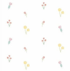Papel de Parede Floralzinho Pastel - comprar online
