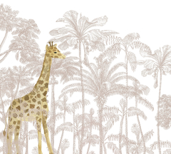 Painel Tropical com Girafa - comprar online