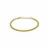 Bracelete dourado torcido