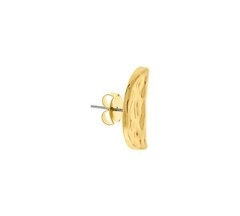 Brinco martelado dourado - comprar online