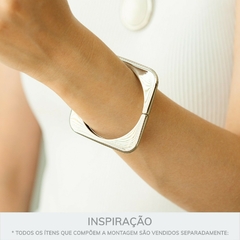 Bracelete minimalista prata - comprar online