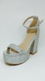 Sandalias Lia Glitter Plateada- Micci