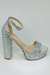 Sandalias Elena Glitter Plateadas - Micci - comprar online