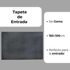 Alfombra Tapete De Entrada De Goma Agujeros - comprar online