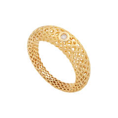 Anel Rede ouro 18k