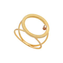 Anel Circle ouro 18k