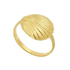 Anel Shell em ouro 18k