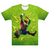 Camiseta Dry Fit verde com estampa do personagem Blanka do jogo Street Fighter 6, mostrando-o em uma pose dinâmica. Criada pela Kanikoss Moda Nerd.