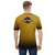 Camiseta Dry Fit de Dhalsim do jogo Street Fighter 6, vista traseira, em tom amarelo com estampa do logo do jogo. Marca kanikoss Moda Nerd