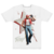 camiseta  com qualidade Kanikoss Moda Nerd branca em tecido dry fit, estampada com o personagem Terry Bogard do jogo Street Fighter 6.