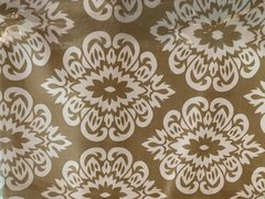 MANTEL ECOCUERO MANDALA ORO 1.40X3.00M COD 846