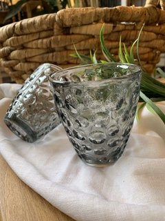 Vaso círculos gris - comprar online