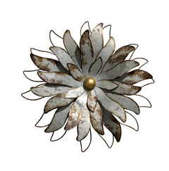 ADORNO DE METAL FLOR PARA PARED 48X7 - cd.1571 - comprar online