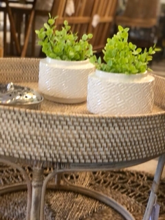 MESA RATTAN ROUND TRAY LARGE 70X45 en internet