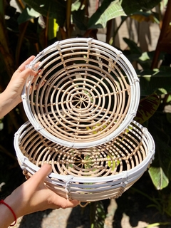 BANDEJA RATTAN WASH 36 CM - cod. 3350 -