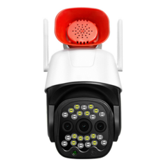 Cámara de seguridad Only Security GD-9600V con resolución de 2MP visión nocturna incluida blanca y negra y roja - comprar online