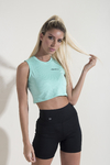 Crop Top Aqua