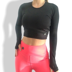 Thermal Crop Black - FemmeFit