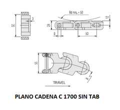 Cadena Tetra Cajonera 1701 Tab Rollo 3mts Ra - comprar online